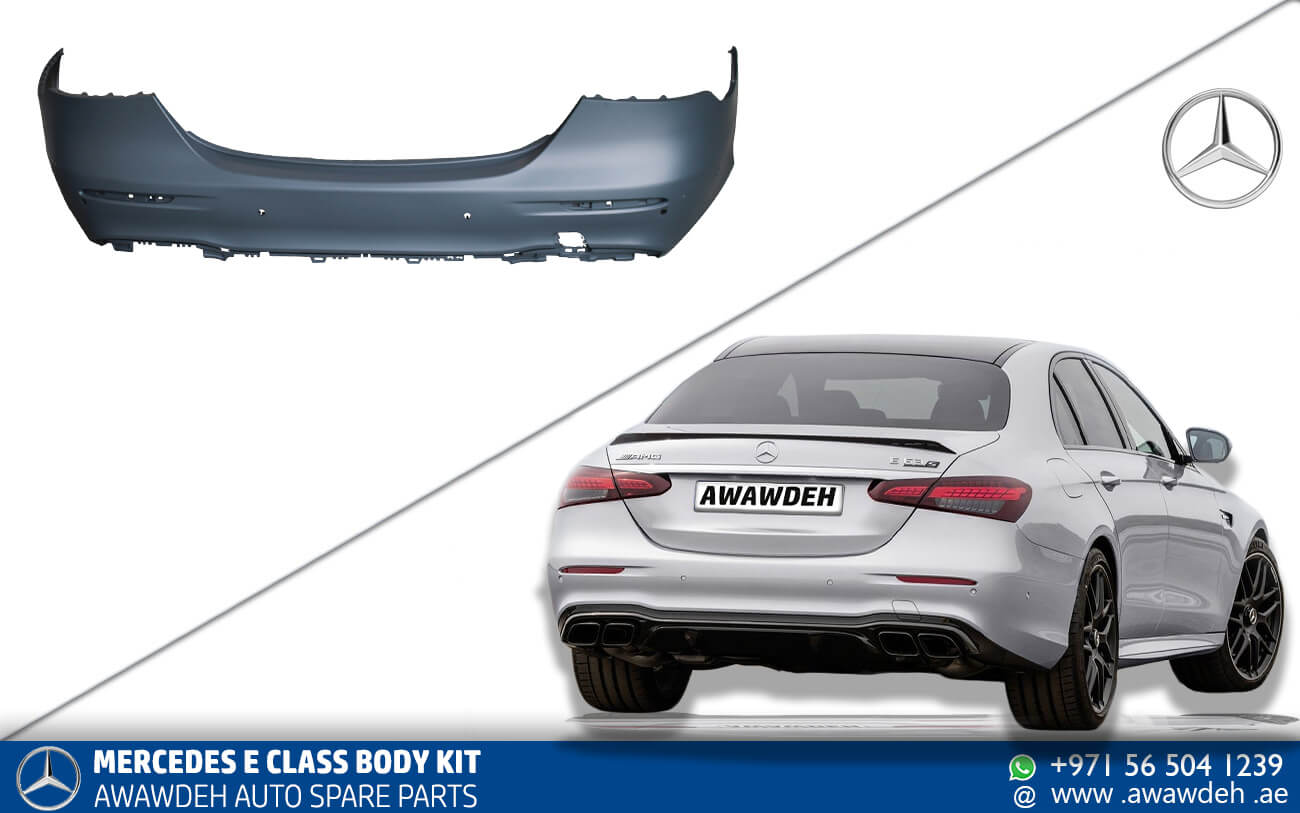 MERCEDES E CLASS REAR BUMPER